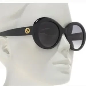 New Authentic Gucci round black 51mm black Gucci | Accessories | Authentic Gucci Round Black 5mm Black  main image 2
